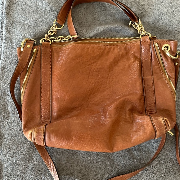 Michael Kors Brown Leather Shoulder/Messenger Bag - Picture 4 of 4